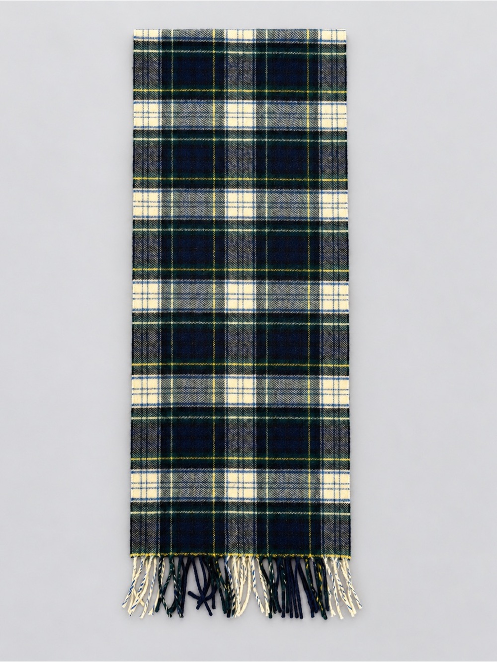 L.L.Bean Lambswool Tartan Plaid Scarf Woven in England